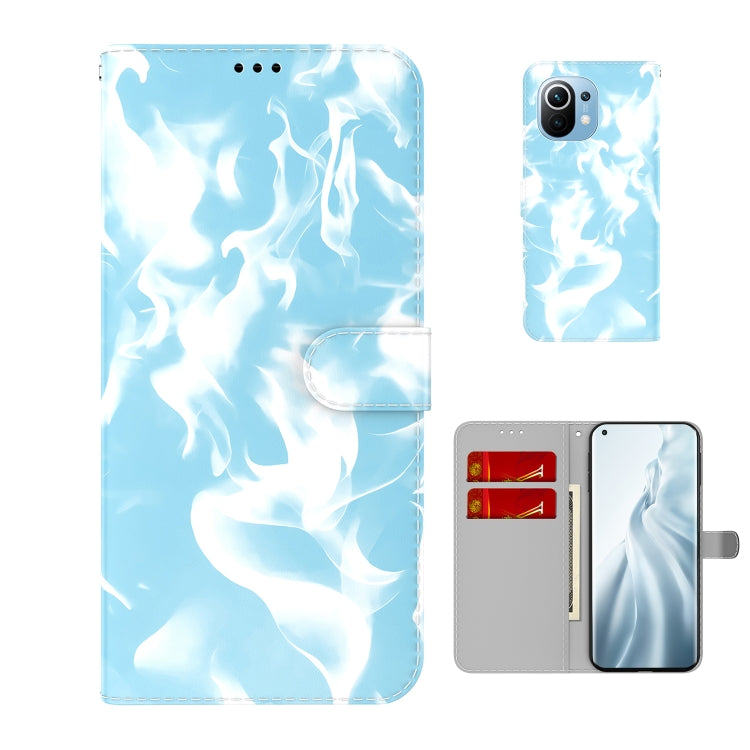 For Xiaomi Mi 11 Cloud Fog Pattern Horizontal Flip Leather Case with Holder & Card Slot & Wallet