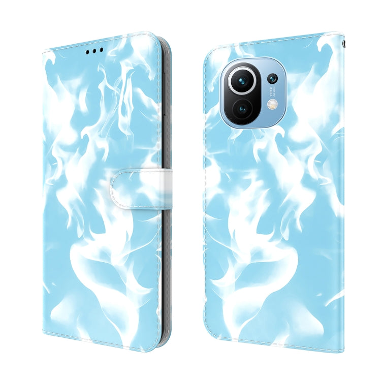 For Xiaomi Mi 11 Cloud Fog Pattern Horizontal Flip Leather Case with Holder & Card Slot & Wallet