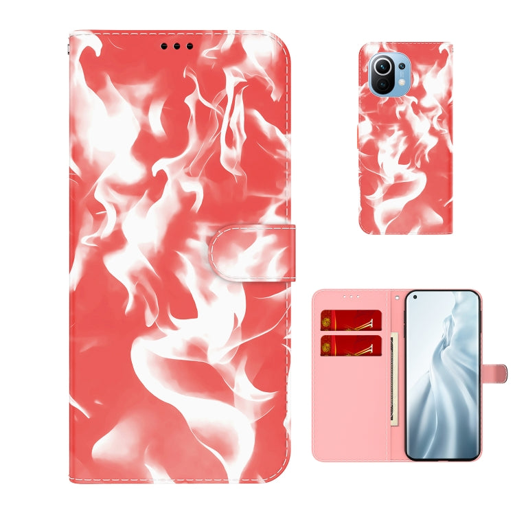 For Xiaomi Mi 11 Cloud Fog Pattern Horizontal Flip Leather Case with Holder & Card Slot & Wallet