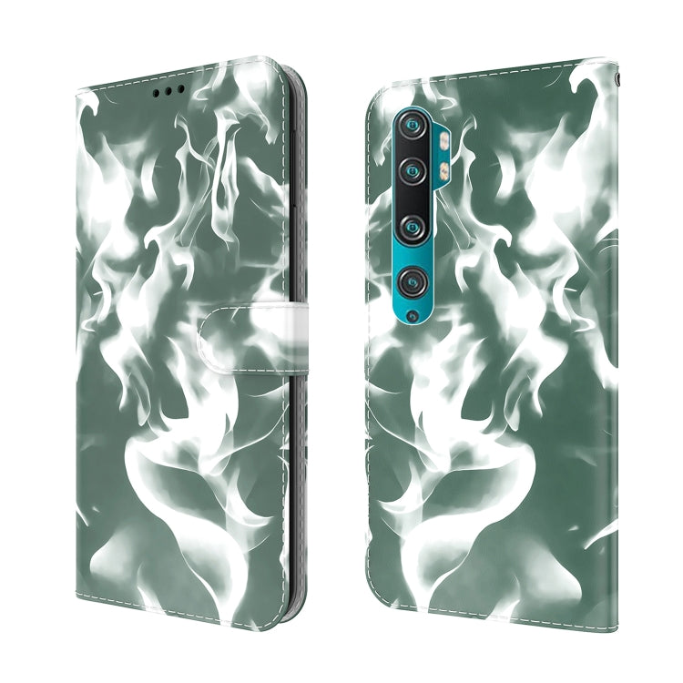 For Xiaomi Mi CC9 Pro/Note 10/Note 10 Pro Cloud Fog Pattern Horizontal Flip Leather Case with Holder & Card Slot & Wallet