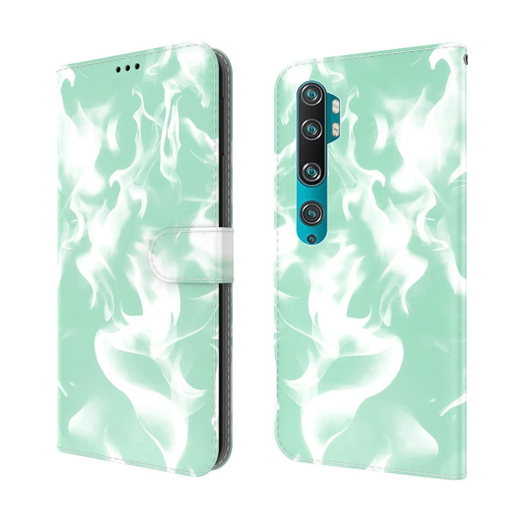 For Xiaomi Mi CC9 Pro/Note 10/Note 10 Pro Cloud Fog Pattern Horizontal Flip Leather Case with Holder & Card Slot & Wallet