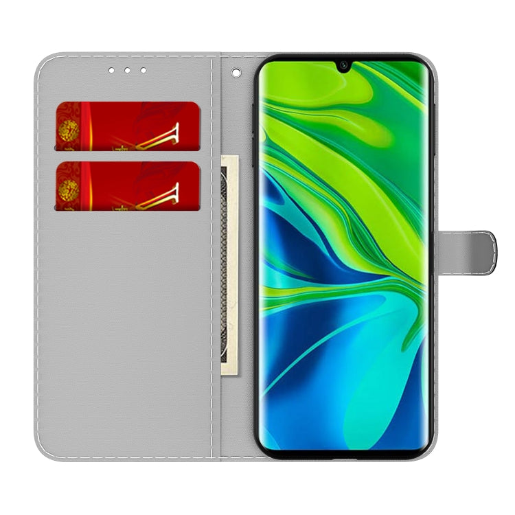 For Xiaomi Mi CC9 Pro/Note 10/Note 10 Pro Cloud Fog Pattern Horizontal Flip Leather Case with Holder & Card Slot & Wallet