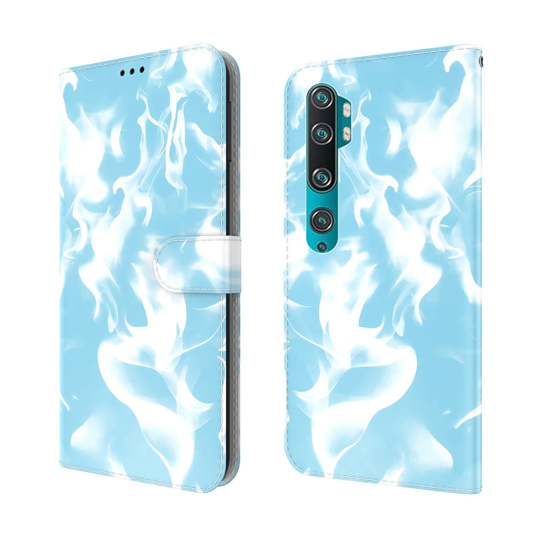 For Xiaomi Mi CC9 Pro/Note 10/Note 10 Pro Cloud Fog Pattern Horizontal Flip Leather Case with Holder & Card Slot & Wallet