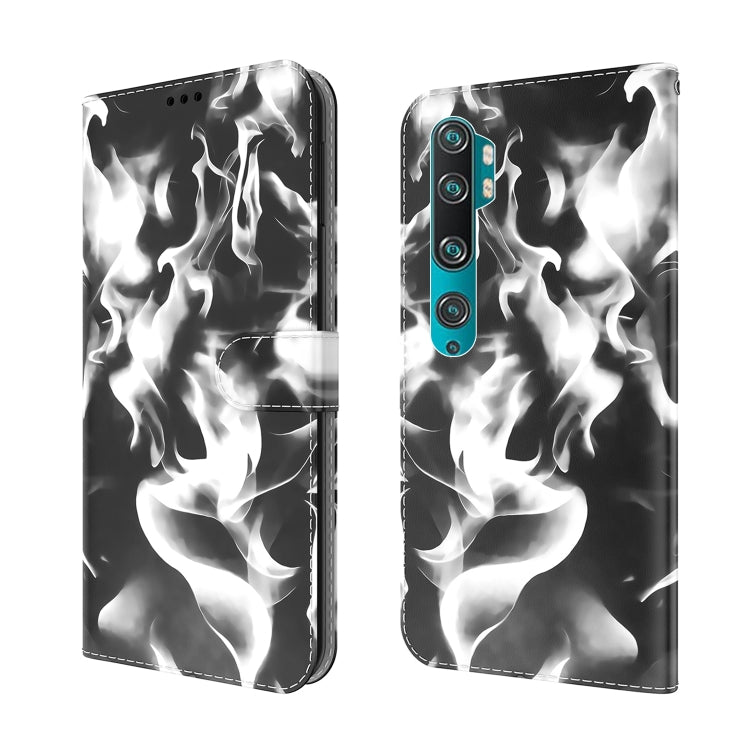 For Xiaomi Mi CC9 Pro/Note 10/Note 10 Pro Cloud Fog Pattern Horizontal Flip Leather Case with Holder & Card Slot & Wallet