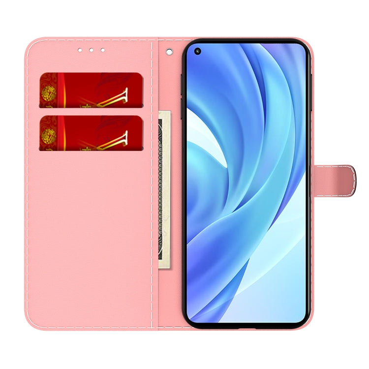 For Xiaomi Mi 11 Lite Cloud Fog Pattern Horizontal Flip Leather Case with Holder & Card Slot & Wallet