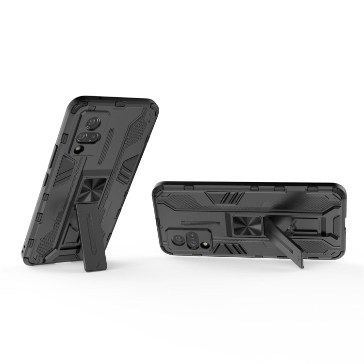 For vivo V21 Supersonic PC + TPU Shock-proof Protective Case with Holder