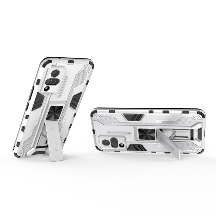 For vivo V21 Supersonic PC + TPU Shock-proof Protective Case with Holder