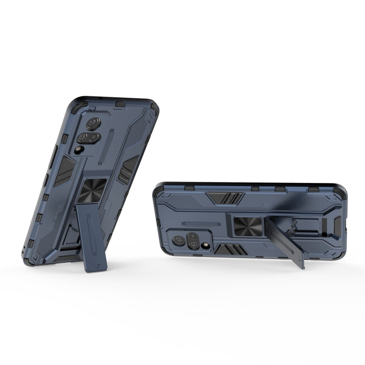 For vivo V21 Supersonic PC + TPU Shock-proof Protective Case with Holder