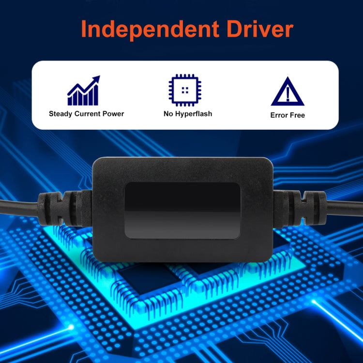 2 PCS XT7 9005 DC9-20V 18W 2200LM 6000K Projector Light Fog Light LED Lens with SMD-3570 Lamp