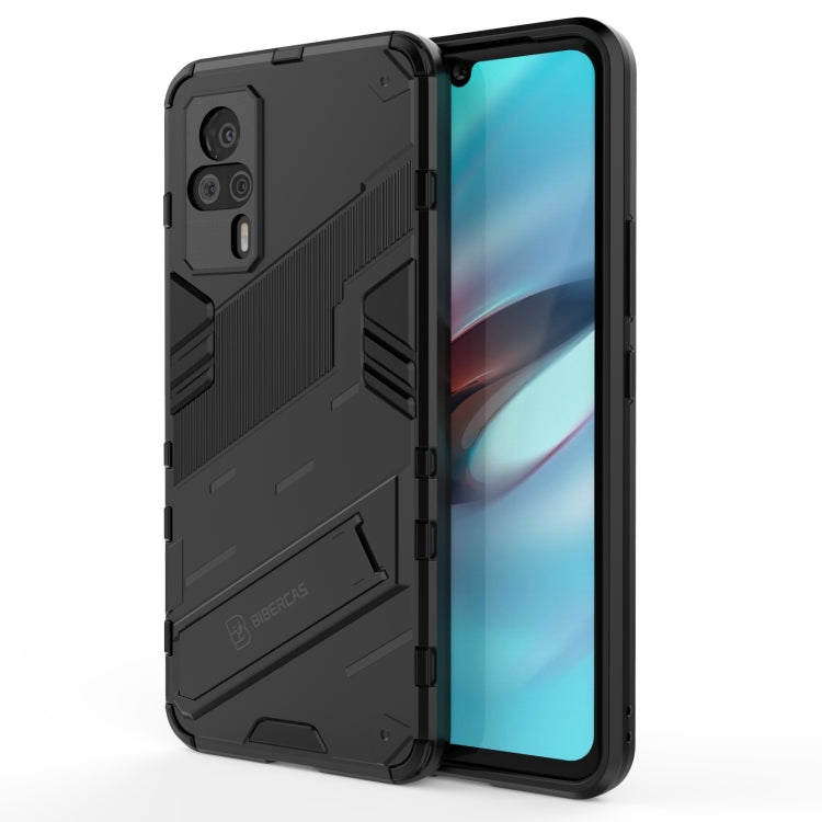 For vivo S9e Punk Armor 2 in 1 PC + TPU Shockproof Case with Invisible Holder