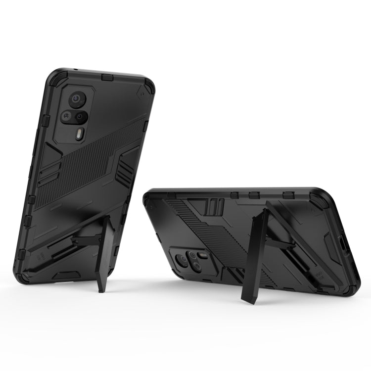 For vivo S9e Punk Armor 2 in 1 PC + TPU Shockproof Case with Invisible Holder