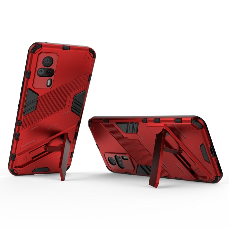 For vivo S9e Punk Armor 2 in 1 PC + TPU Shockproof Case with Invisible Holder