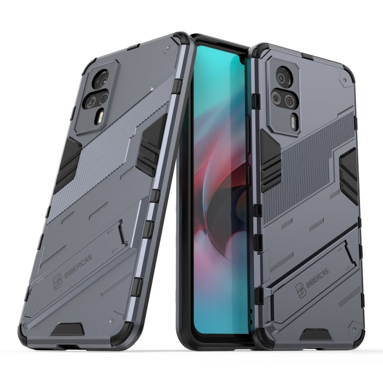 For vivo S9e Punk Armor 2 in 1 PC + TPU Shockproof Case with Invisible Holder