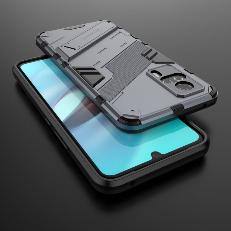 For vivo S9e Punk Armor 2 in 1 PC + TPU Shockproof Case with Invisible Holder