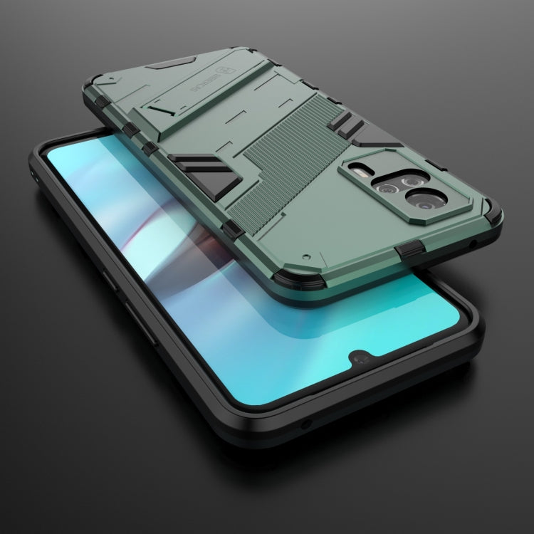 For vivo S9e Punk Armor 2 in 1 PC + TPU Shockproof Case with Invisible Holder