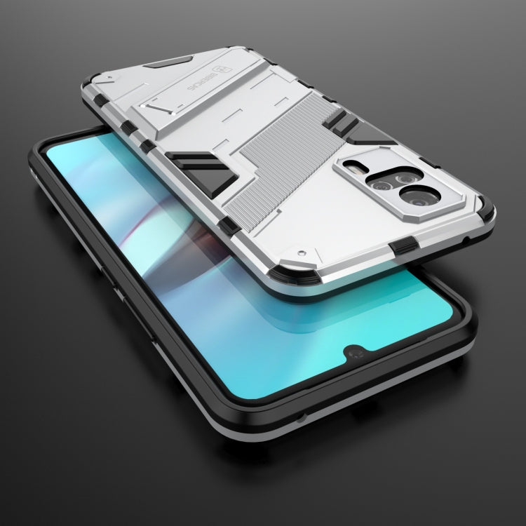 For vivo S9e Punk Armor 2 in 1 PC + TPU Shockproof Case with Invisible Holder