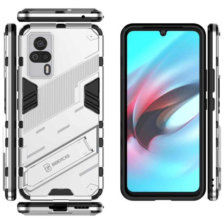 For vivo S9e Punk Armor 2 in 1 PC + TPU Shockproof Case with Invisible Holder