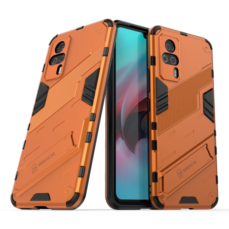 For vivo S9e Punk Armor 2 in 1 PC + TPU Shockproof Case with Invisible Holder