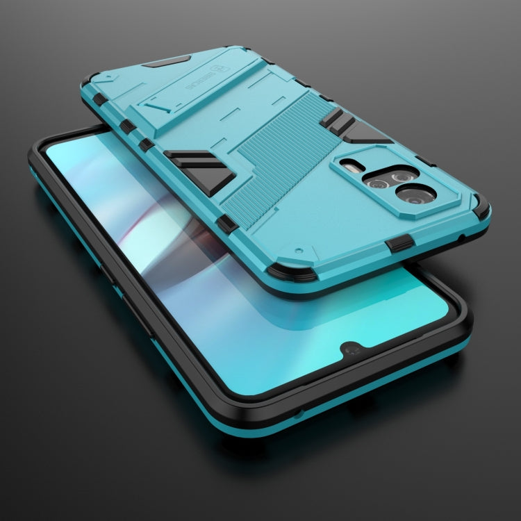 For vivo S9e Punk Armor 2 in 1 PC + TPU Shockproof Case with Invisible Holder