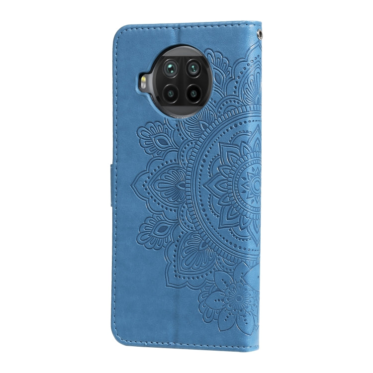 For Xiaomi Mi 10T Lite 7-petal Flowers Embossing Pattern Horizontal Flip PU Leather Case with Holder & Card Slots & Wallet & Photo Frame