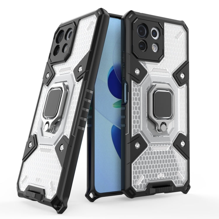 For Xiaomi Mi 11 Lite Space PC+TPU Shockproof Case with Ring Holder