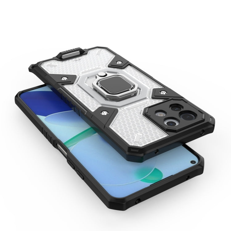 For Xiaomi Mi 11 Lite Space PC+TPU Shockproof Case with Ring Holder