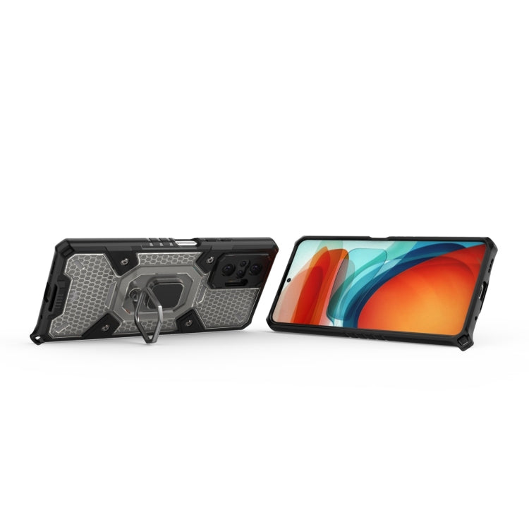 For Xiaomi Redmi Note 10 Pro Space PC+TPU Shockproof Case with Ring Holder