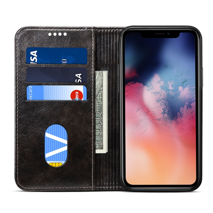 For iPhone 11 Pro Max Baroque Simple Horizontal Flip Leather Case, with Holder & Card Slots & Wallet
