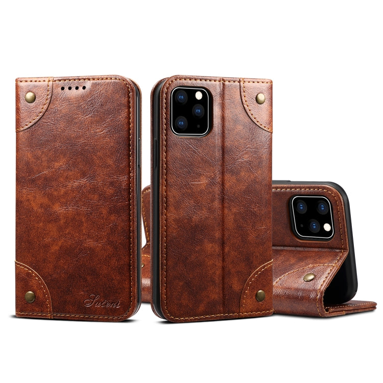 For iPhone 11 Pro Max Baroque Simple Horizontal Flip Leather Case, with Holder & Card Slots & Wallet