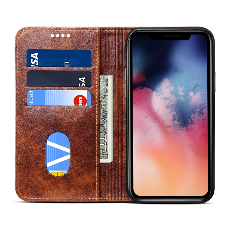 For iPhone 11 Pro Max Baroque Simple Horizontal Flip Leather Case, with Holder & Card Slots & Wallet