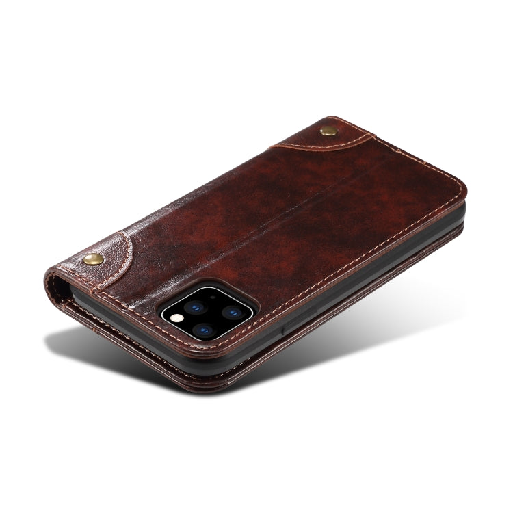 For iPhone 11 Pro Max Baroque Simple Horizontal Flip Leather Case, with Holder & Card Slots & Wallet
