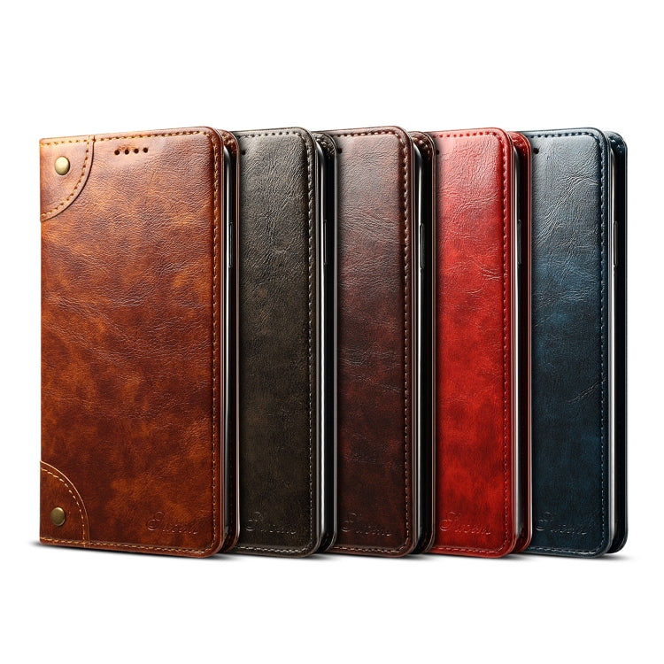 For iPhone XR Baroque Simple Horizontal Flip Leather Case with Holder & Card Slots & Wallet