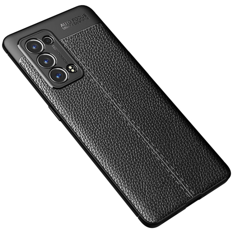 For OPPO Reno6 Pro+ 5G Litchi Texture TPU Shockproof Case