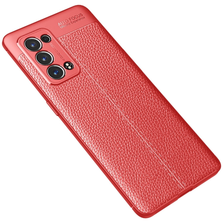 For OPPO Reno6 Pro+ 5G Litchi Texture TPU Shockproof Case