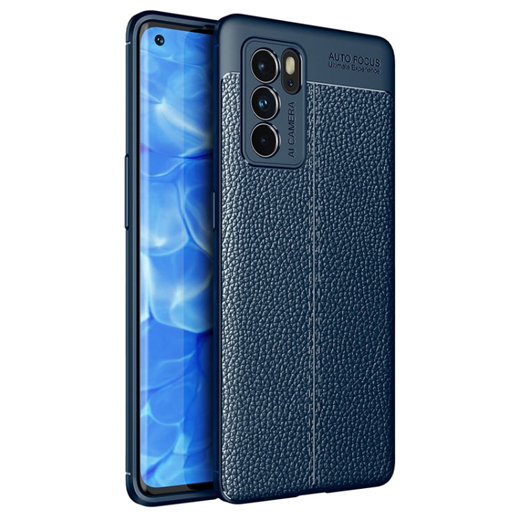 For OPPO Reno6 Pro 5G Litchi Texture TPU Shockproof Case