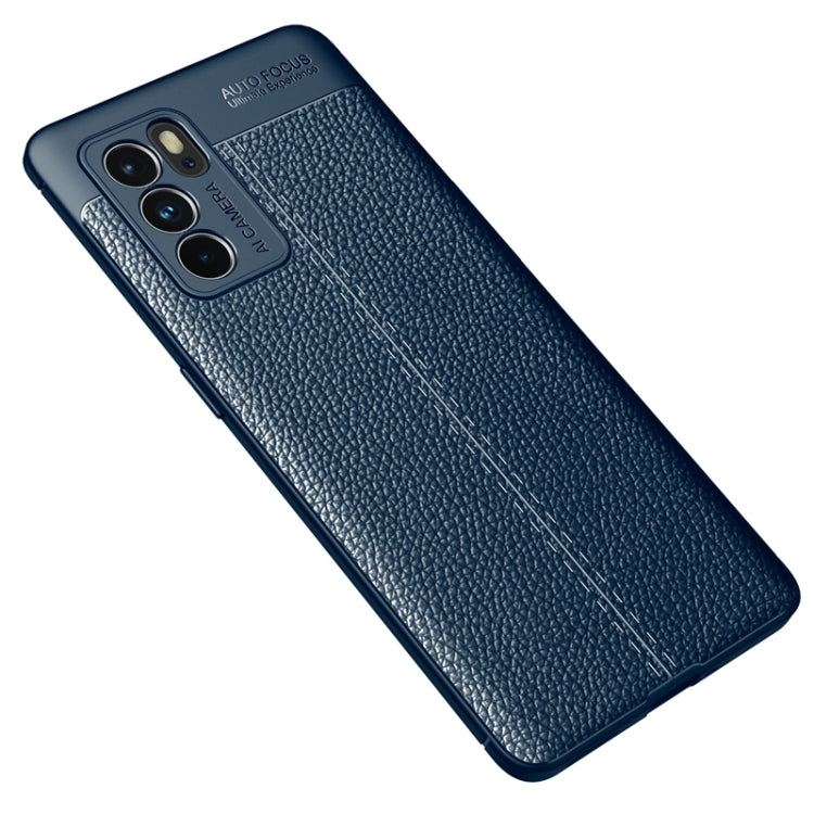 For OPPO Reno6 Pro 5G Litchi Texture TPU Shockproof Case