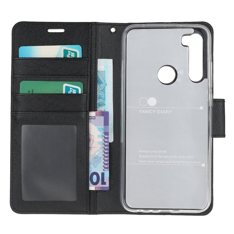 For Xiaomi Redmi Note 8 Silk Texture Horizontal Flip Leather Case with Holder & Card Slots & Wallet & Photo Frame