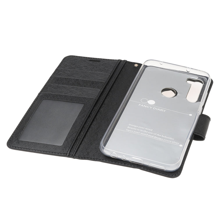 For Xiaomi Redmi Note 8 Silk Texture Horizontal Flip Leather Case with Holder & Card Slots & Wallet & Photo Frame