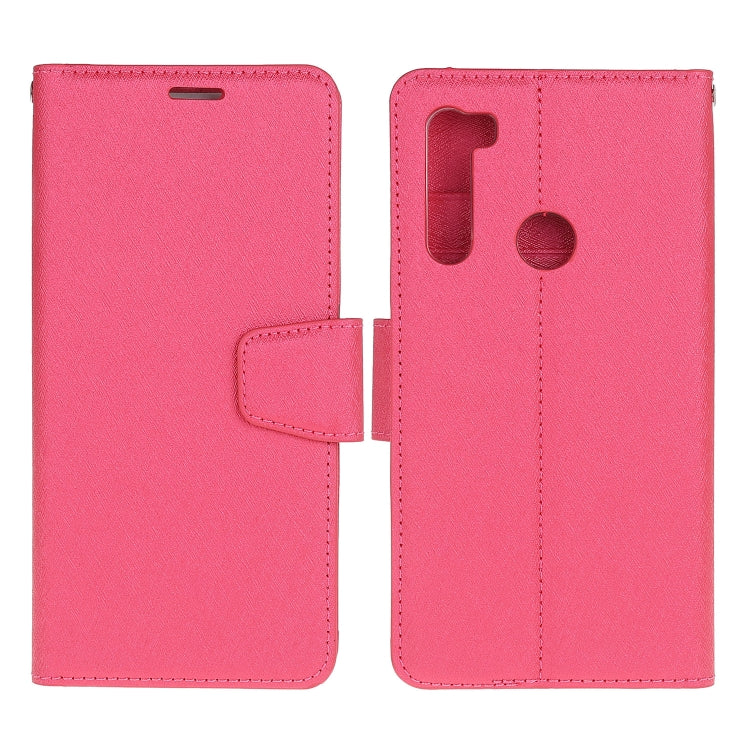 For Xiaomi Redmi Note 8 Silk Texture Horizontal Flip Leather Case with Holder & Card Slots & Wallet & Photo Frame