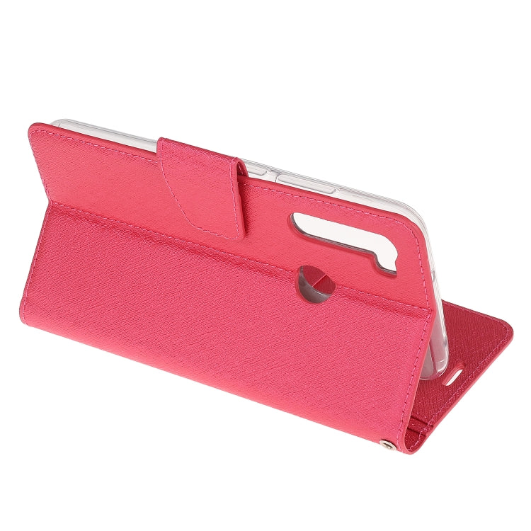 For Xiaomi Redmi Note 8 Silk Texture Horizontal Flip Leather Case with Holder & Card Slots & Wallet & Photo Frame