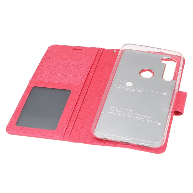 For Xiaomi Redmi Note 8 Silk Texture Horizontal Flip Leather Case with Holder & Card Slots & Wallet & Photo Frame