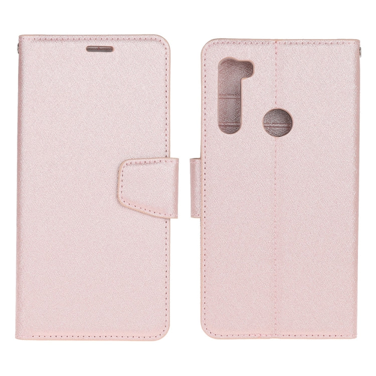 For Xiaomi Redmi Note 8 Silk Texture Horizontal Flip Leather Case with Holder & Card Slots & Wallet & Photo Frame