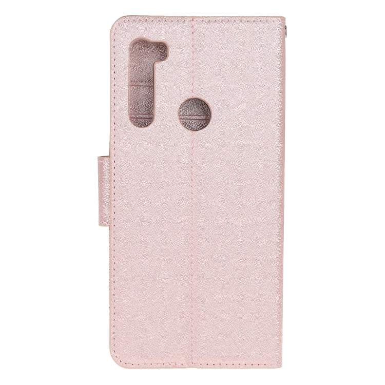 For Xiaomi Redmi Note 8 Silk Texture Horizontal Flip Leather Case with Holder & Card Slots & Wallet & Photo Frame