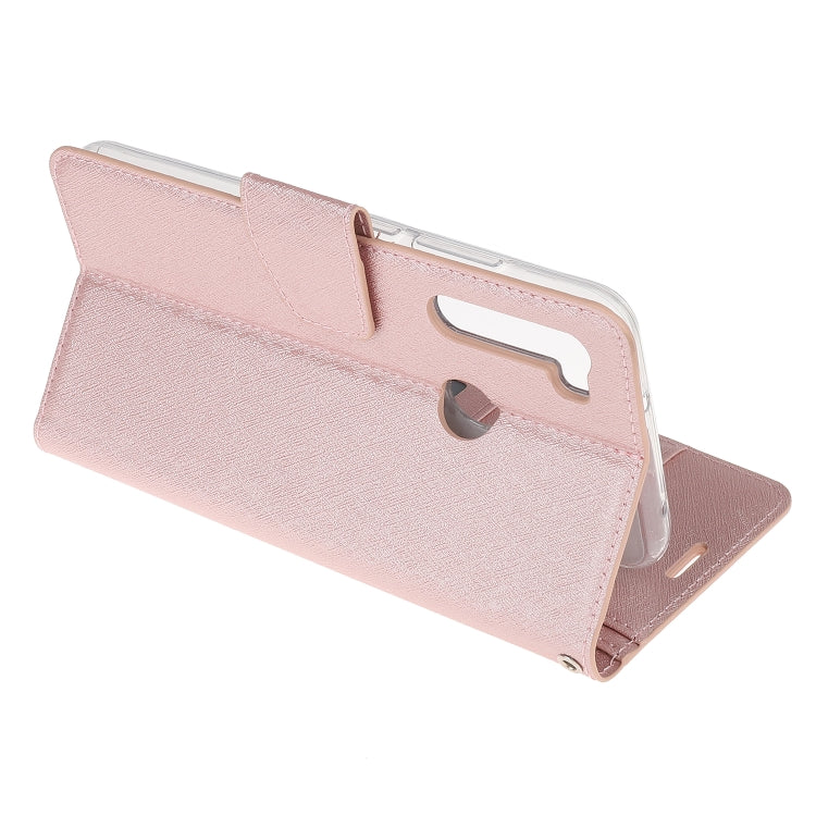 For Xiaomi Redmi Note 8 Silk Texture Horizontal Flip Leather Case with Holder & Card Slots & Wallet & Photo Frame