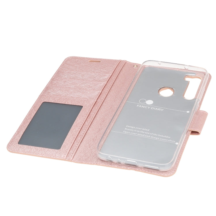 For Xiaomi Redmi Note 8 Silk Texture Horizontal Flip Leather Case with Holder & Card Slots & Wallet & Photo Frame