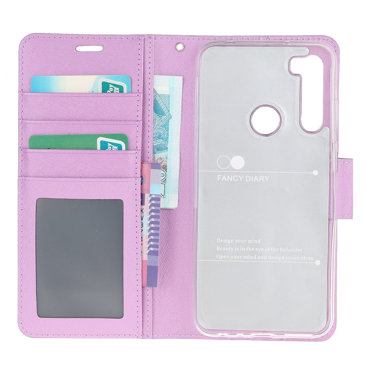 For Xiaomi Redmi Note 8 Silk Texture Horizontal Flip Leather Case with Holder & Card Slots & Wallet & Photo Frame