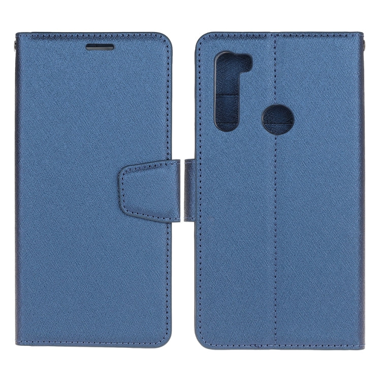 For Xiaomi Redmi Note 8 Silk Texture Horizontal Flip Leather Case with Holder & Card Slots & Wallet & Photo Frame