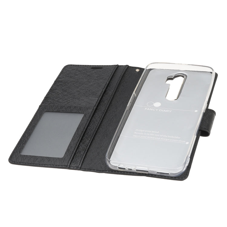 For OPPO A9 (2020) Silk Texture Horizontal Flip Leather Case with Holder & Card Slots & Wallet & Photo Frame