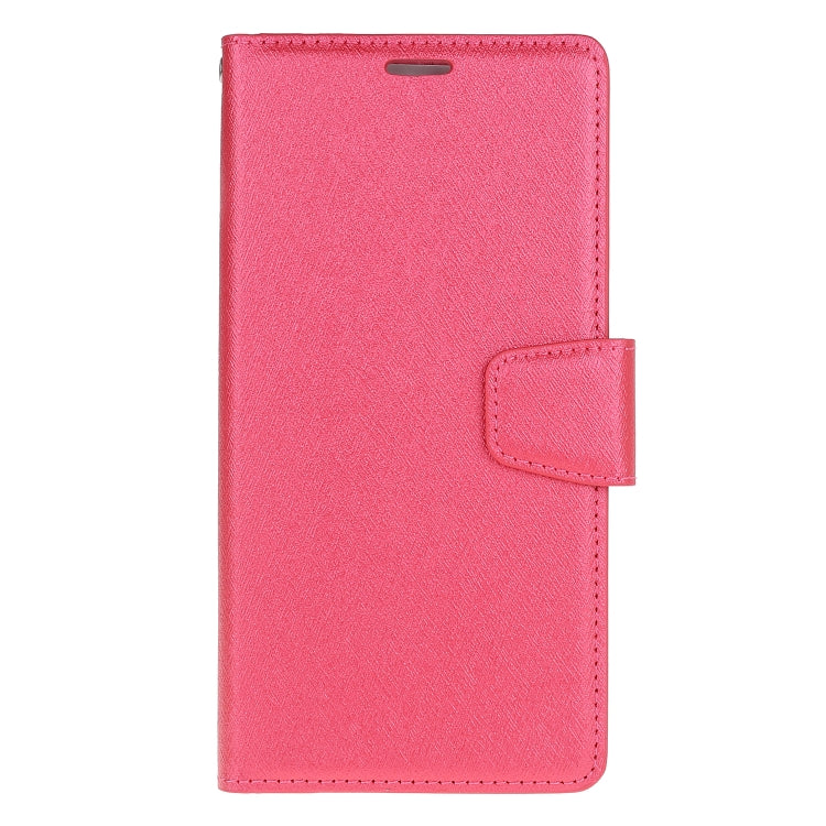 For OPPO A9 (2020) Silk Texture Horizontal Flip Leather Case with Holder & Card Slots & Wallet & Photo Frame