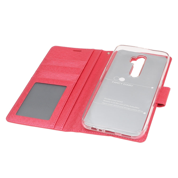 For OPPO A9 (2020) Silk Texture Horizontal Flip Leather Case with Holder & Card Slots & Wallet & Photo Frame